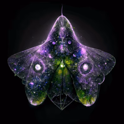 Whirlpool Galaxy Silkmoth