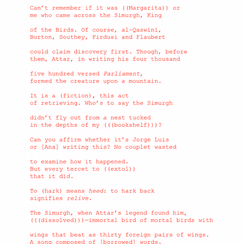 The Simurgh: King of the Birds: Poem by Ana Maria Caballero