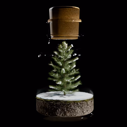 Seasons in Bottles: A Visual Elixir of Nature's Cycles
