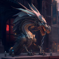 Cyber ​​Dragon by Moro #221