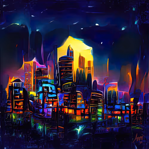 City Nights Drowning In Darkness