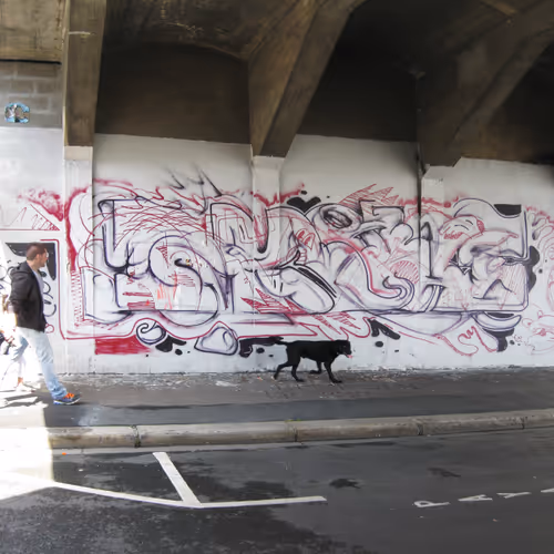 Paris Graffiti Streets Wide Open
