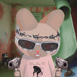 Glitchy Bunny #1017