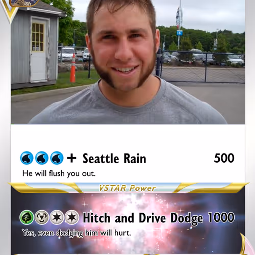 Nickbytes Birthday Pokemon Card