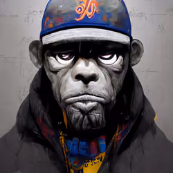 Graffiti Ape #22