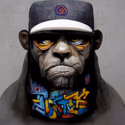 Graffiti Ape #195