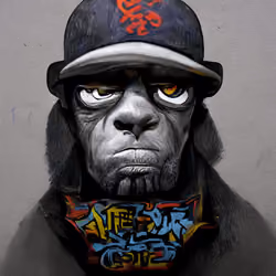 Graffiti Ape #222