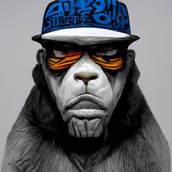 Graffiti Ape #97
