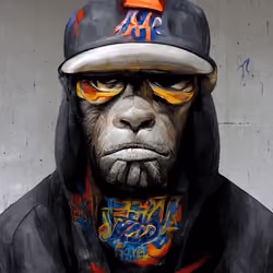 Graffiti Ape #305