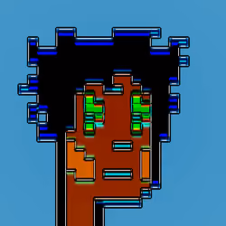 Neon CryptoPunk #41