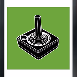 Joystick In Green