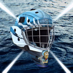 Kraken Goalie Mask 5 #79
