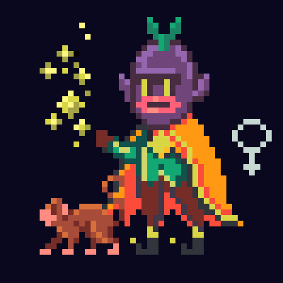 Arcanist Purple Boy of the Woodlands