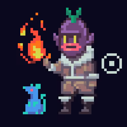 Ice Mage Purple Boy of the Tundra