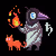 Hex Mage Magpie in the Shadows