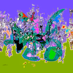 Forest Between Violet and Green
