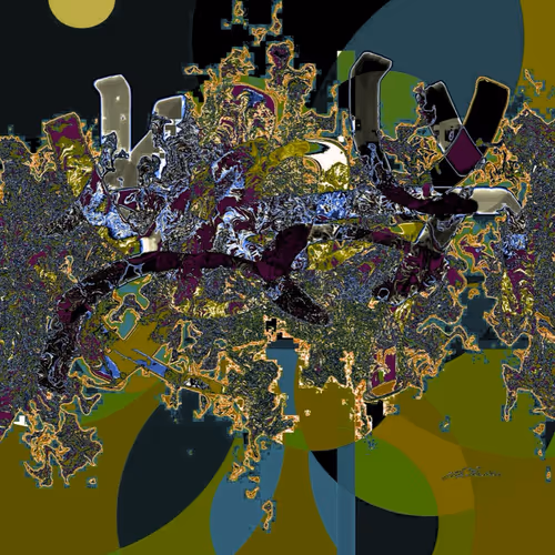 Forest Beneath the Ochre Moon
