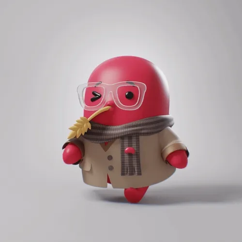 Animated 3d Bean #9587