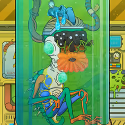 MUTANT PUNKS LARVAE #1001