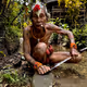 Mentawai tribe from Indonesia