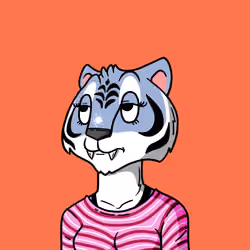 Grouchy Tigress Social Club #458