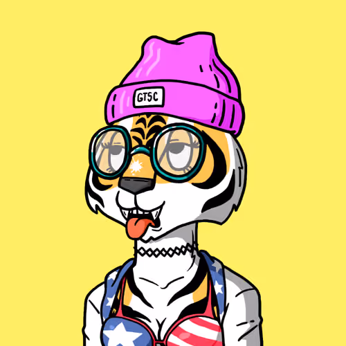 Grouchy Tigress Social Club #1074