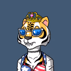 Grouchy Tigress Social Club #4825