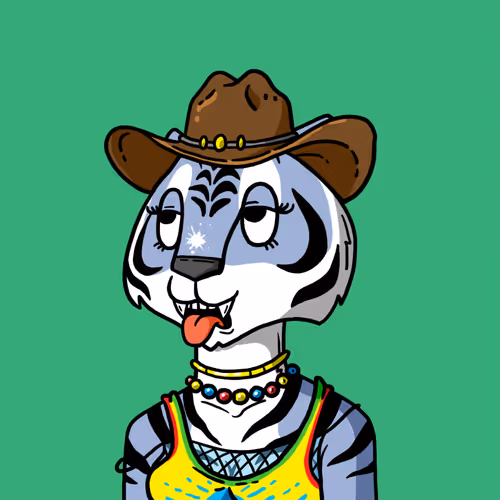 Grouchy Tigress Social Club #1201
