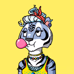 Grouchy Tigress Social Club #4544
