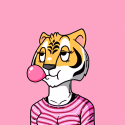 Grouchy Tigress Social Club #1098