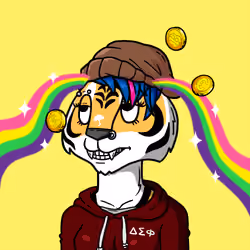Grouchy Tigress Social Club #396