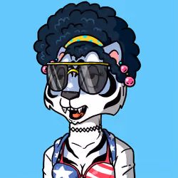 Grouchy Tigress Social Club #4636
