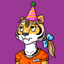 Grouchy Tigress Social Club #693