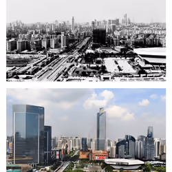 Contrasts of Tianhe01 天河商圈对比