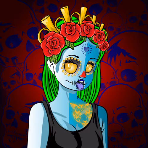 Day Of The Dead NFT #262