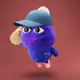 7637