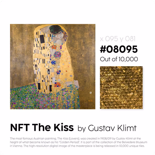 Belvedere Arteq The Kiss By Gustav Klimt