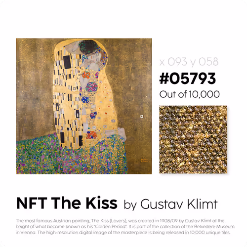 Belvedere Arteq The Kiss By Gustav Klimt
