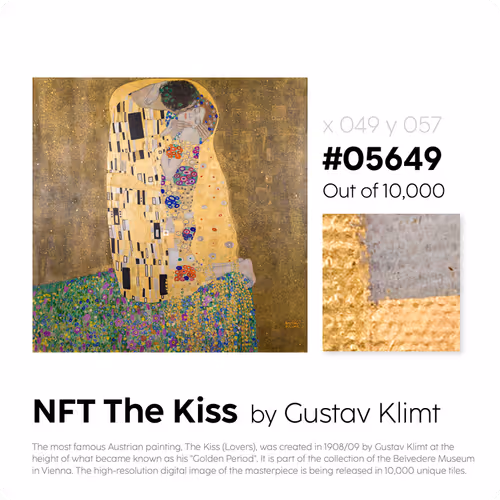 Belvedere Arteq The Kiss By Gustav Klimt