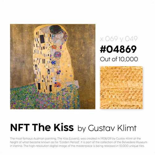 Belvedere Arteq The Kiss By Gustav Klimt