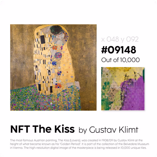 Belvedere Arteq The Kiss By Gustav Klimt