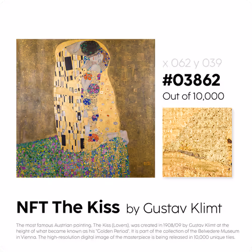 Belvedere Arteq The Kiss By Gustav Klimt