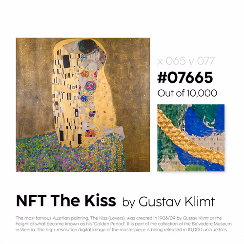 Belvedere Arteq The Kiss By Gustav Klimt