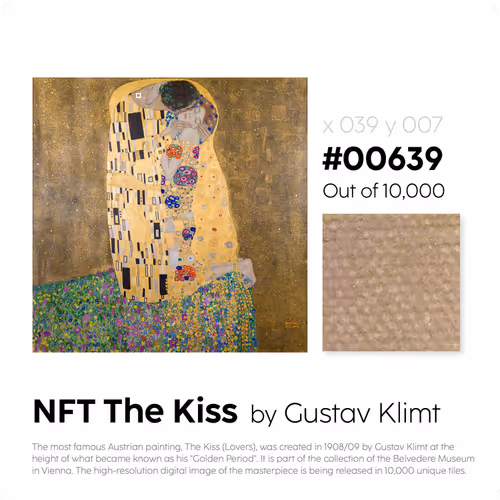 Belvedere Arteq The Kiss By Gustav Klimt