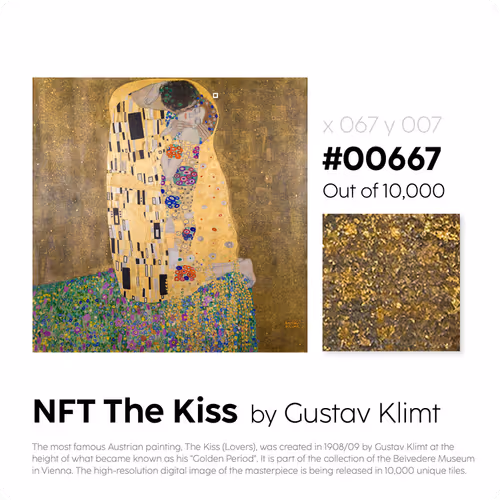 Belvedere Arteq The Kiss By Gustav Klimt