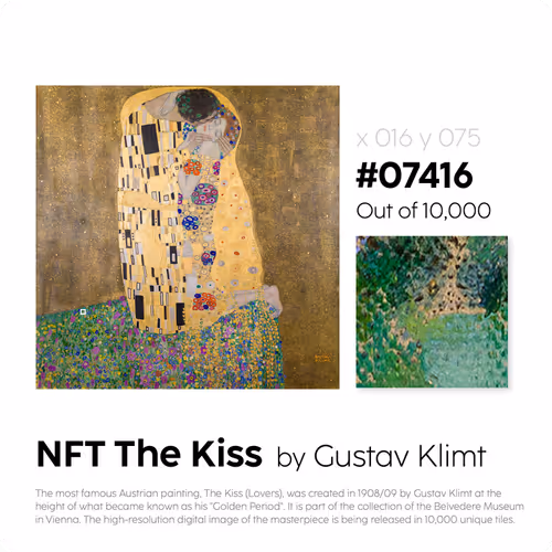 Belvedere Arteq The Kiss By Gustav Klimt