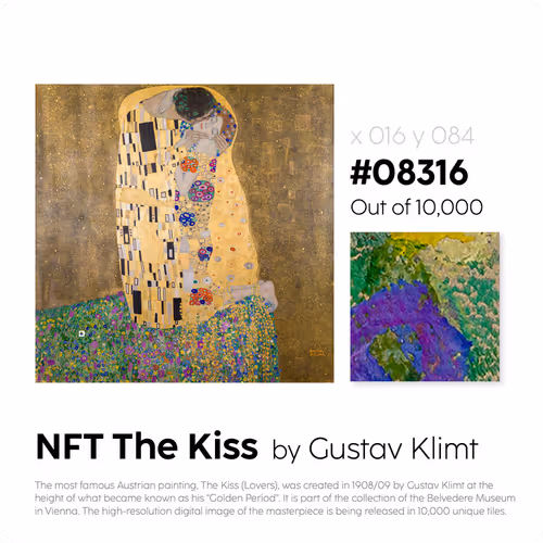 Belvedere Arteq The Kiss By Gustav Klimt