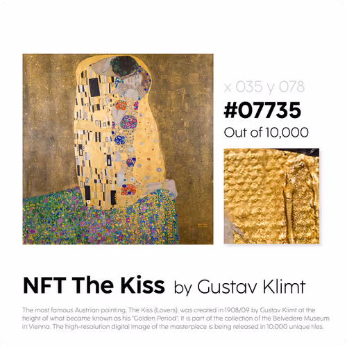 Belvedere Arteq The Kiss By Gustav Klimt