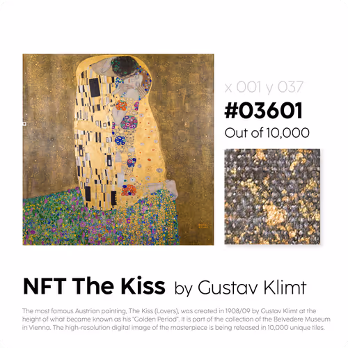 Belvedere Arteq The Kiss By Gustav Klimt