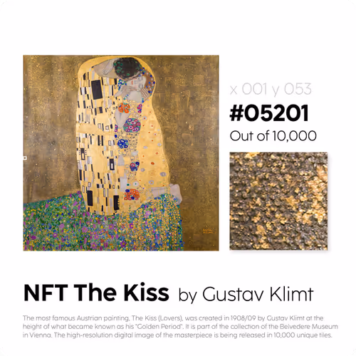 Belvedere Arteq The Kiss By Gustav Klimt